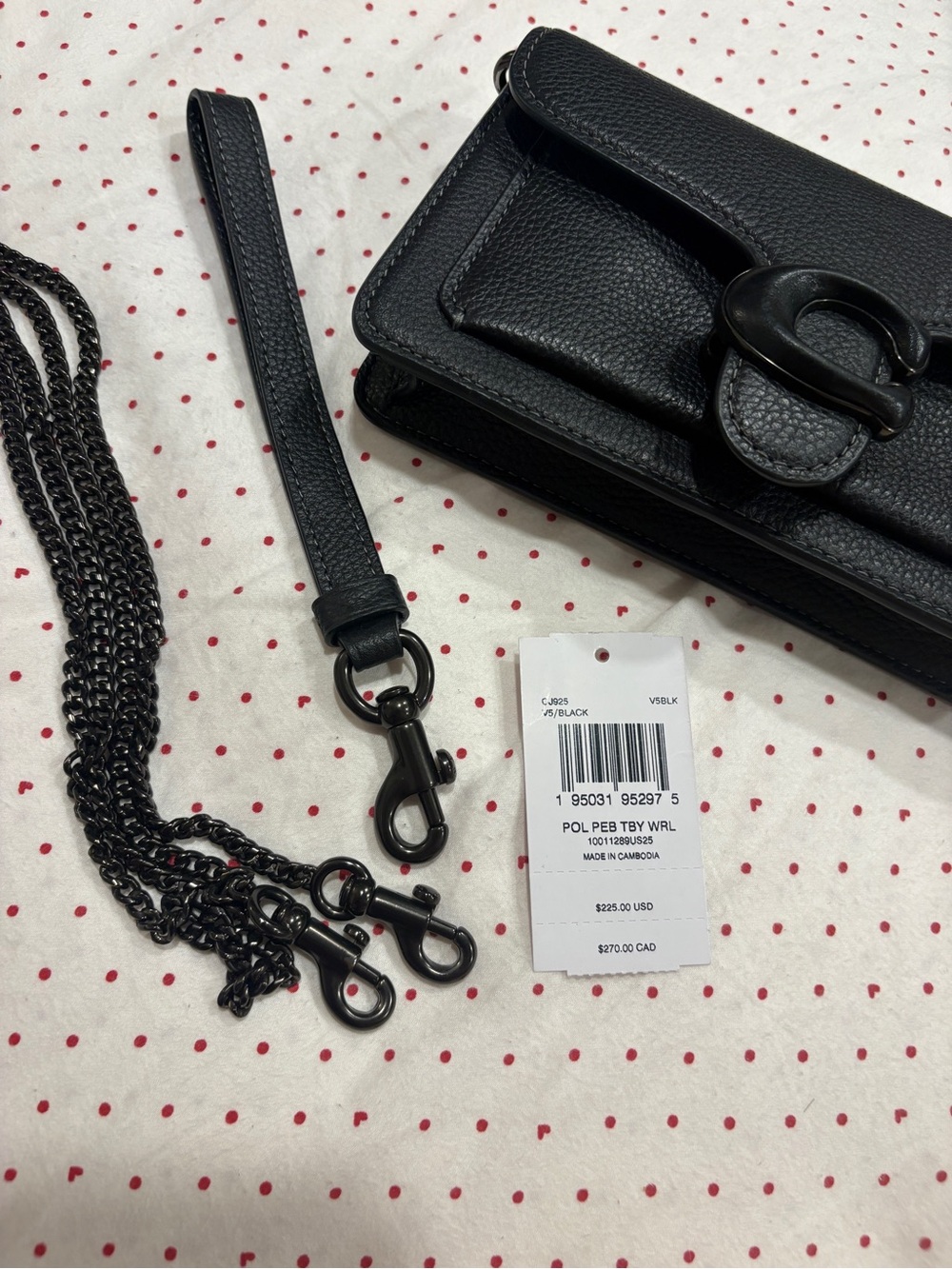Coach Tabby Crossbody Wristlet